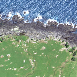Satellite imagery of Hicks Bay, NZ