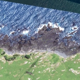 Satellite imagery of Hicks Bay, NZ