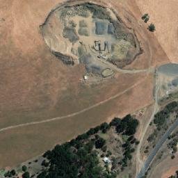 Satellite imagery of Mount Muirhead, AU