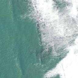 Satellite imagery of Otehe (Crayfish Point), NZ