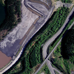 Satellite imagery of Maori Farm, NZ