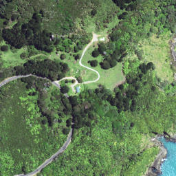 Satellite imagery of Haupara Point, NZ