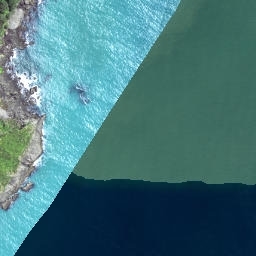 Satellite imagery of Haupara Point, NZ