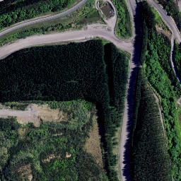 Satellite imagery of Maori Farm, NZ