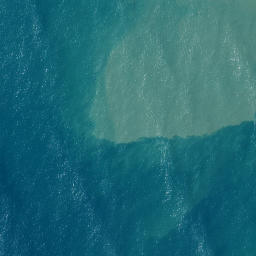 Satellite imagery of Otehe (Crayfish Point), NZ