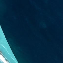 Satellite imagery of Hine Tokata Rock, NZ