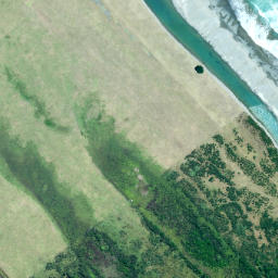 Satellite imagery of Hine Tokata Rock, NZ