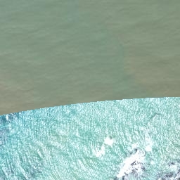 Satellite imagery of Maruhou Point, NZ