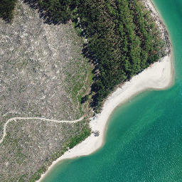 Satellite imagery of Panepane Point, NZ