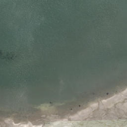 Satellite imagery of Oikimoke Point, NZ