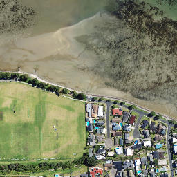 Satellite imagery of Tilby Point, NZ