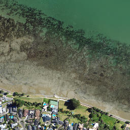 Satellite imagery of Otumoetai Pa, NZ