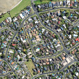 Satellite imagery of Tilby Point, NZ