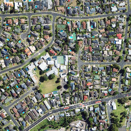 Satellite imagery of Tilby Point, NZ