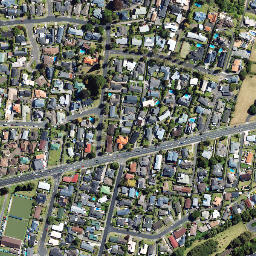 Satellite imagery of Otumoetai Pa, NZ