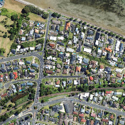 Satellite imagery of Otumoetai Pa, NZ