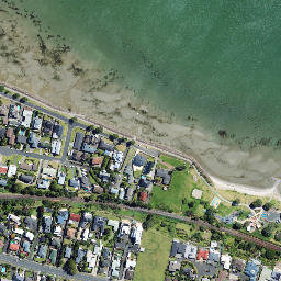 Satellite imagery of Otumoetai Pa, NZ