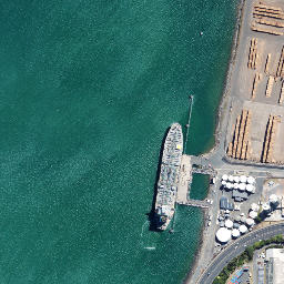 Satellite imagery of Whareroa Point, NZ
