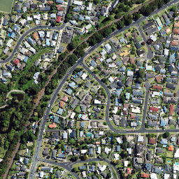 Satellite imagery of Otumoetai Pa, NZ
