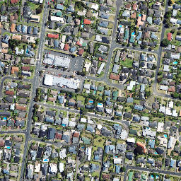 Satellite imagery of Otumoetai Pa, NZ