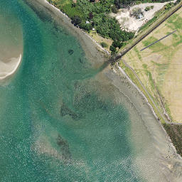 Satellite imagery of Whareroa Point, NZ
