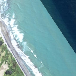 Satellite imagery of East Cape, NZ
