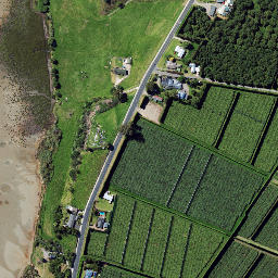 Satellite imagery of Oruamatua Point, NZ