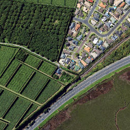 Satellite imagery of Oruamatua Point, NZ