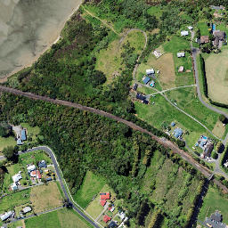 Satellite imagery of Maheka Point, NZ