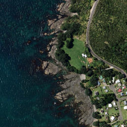 Satellite imagery of Ohinemango Point, NZ