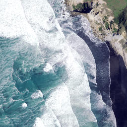 Satellite imagery of Te Hara Point, NZ