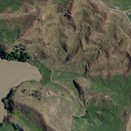 Satellite imagery of Motukokako Point, NZ