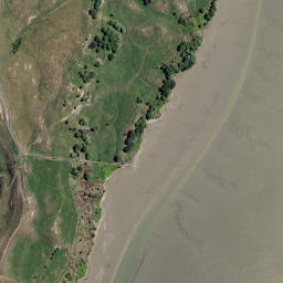 Satellite imagery of Motukokako Point, NZ