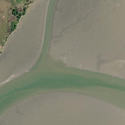 Satellite imagery of Motukokako Point, NZ