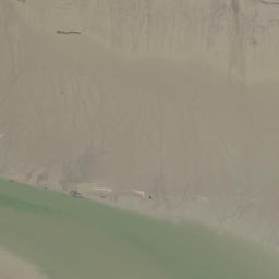 Satellite imagery of Motukokako Point, NZ