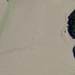 Satellite imagery of Pirere Point, NZ