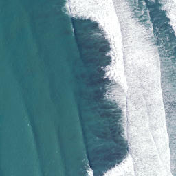 Satellite imagery of Te Kaha Point (Mussel Rocks), NZ