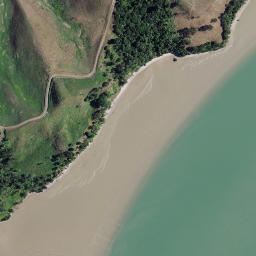 Satellite imagery of Hauraki Point, NZ