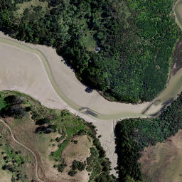 Satellite imagery of Paroa Point, NZ