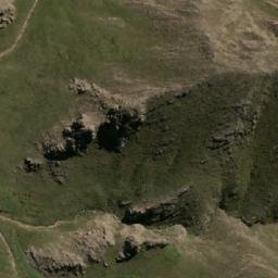 Satellite imagery of Cerro Pirámide, AR