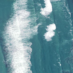 Satellite imagery of Te Kaha Point (Mussel Rocks), NZ