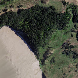 Satellite imagery of The Finger, NZ