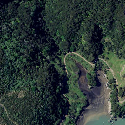 Satellite imagery of Marotaka Point, NZ