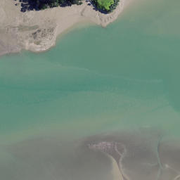 Satellite imagery of Paritata Point, NZ