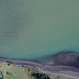 Satellite imagery of Rangitoto Point, NZ