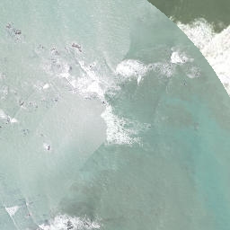 Satellite imagery of Whakariki Point, NZ