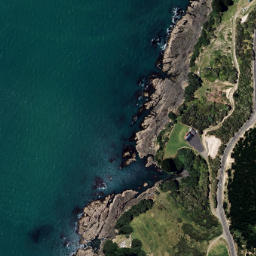 Satellite imagery of Tokata Point, NZ