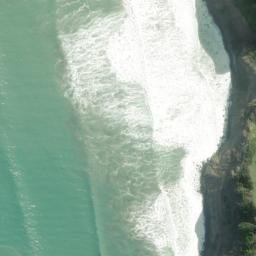 Satellite imagery of Papanui Point, NZ