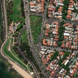 Satellite imagery of Point Ormond, AU