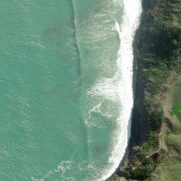 Satellite imagery of Papanui Point, NZ